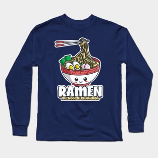 Cute Ramen Cartoon : Ramen The Noodle Revolution Long Sleeve T-Shirt